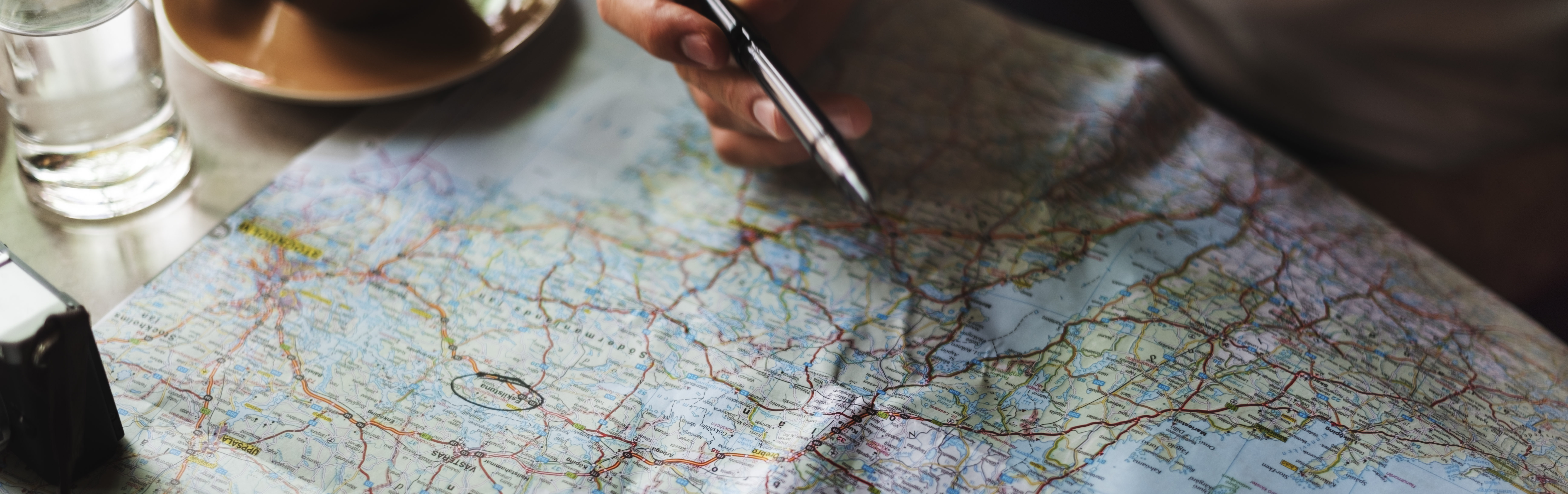 Map Location Navigation Route Trip Direction Concept